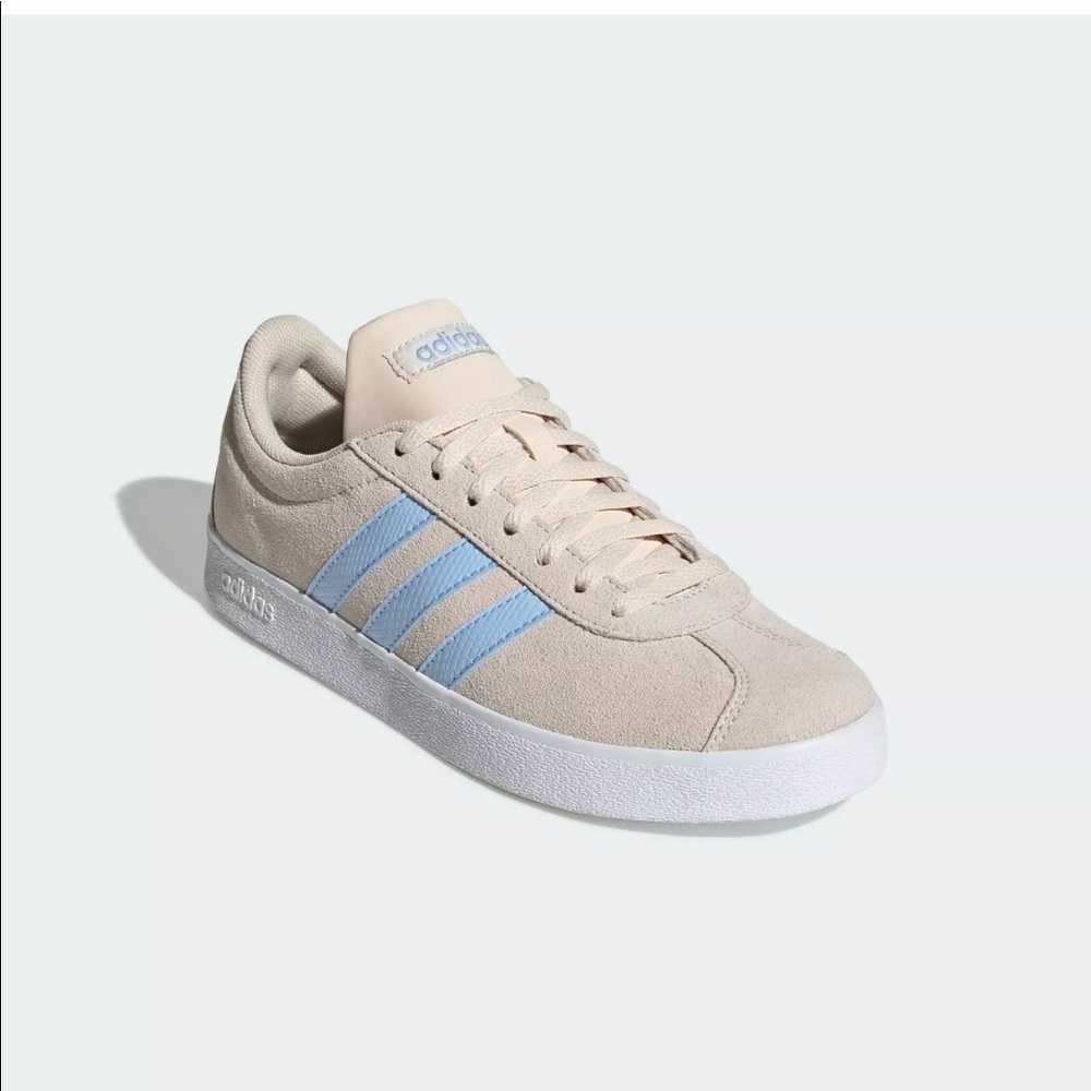 Adidas W Vl Court 2.0 Linen/Glowblue Court Shoes